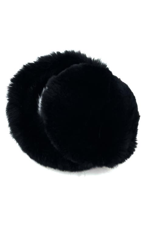 Faux Fur Covered Earmuffs
