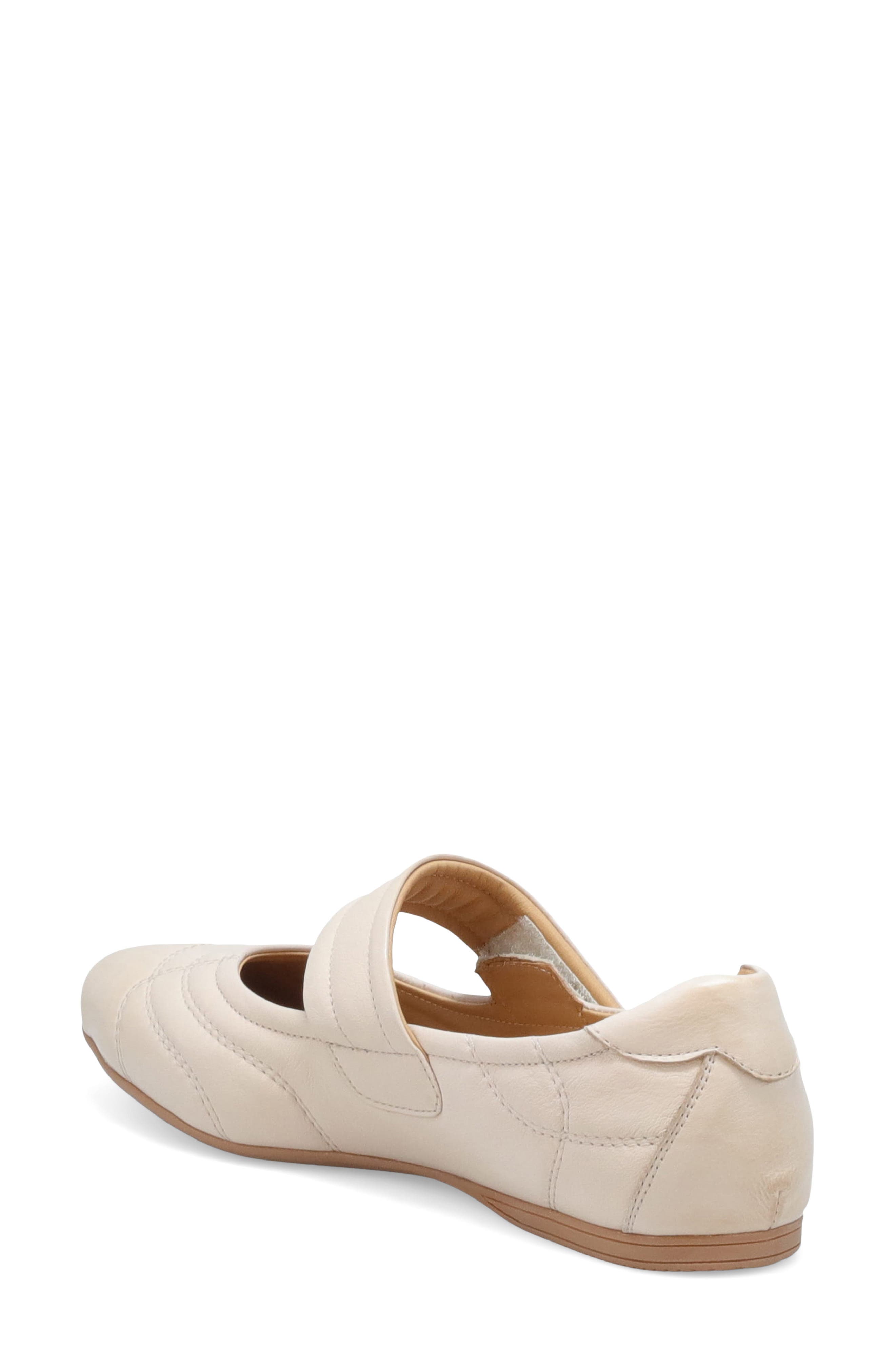 Karin Leather Mary Jane Flat, Alternate, color, LATTE