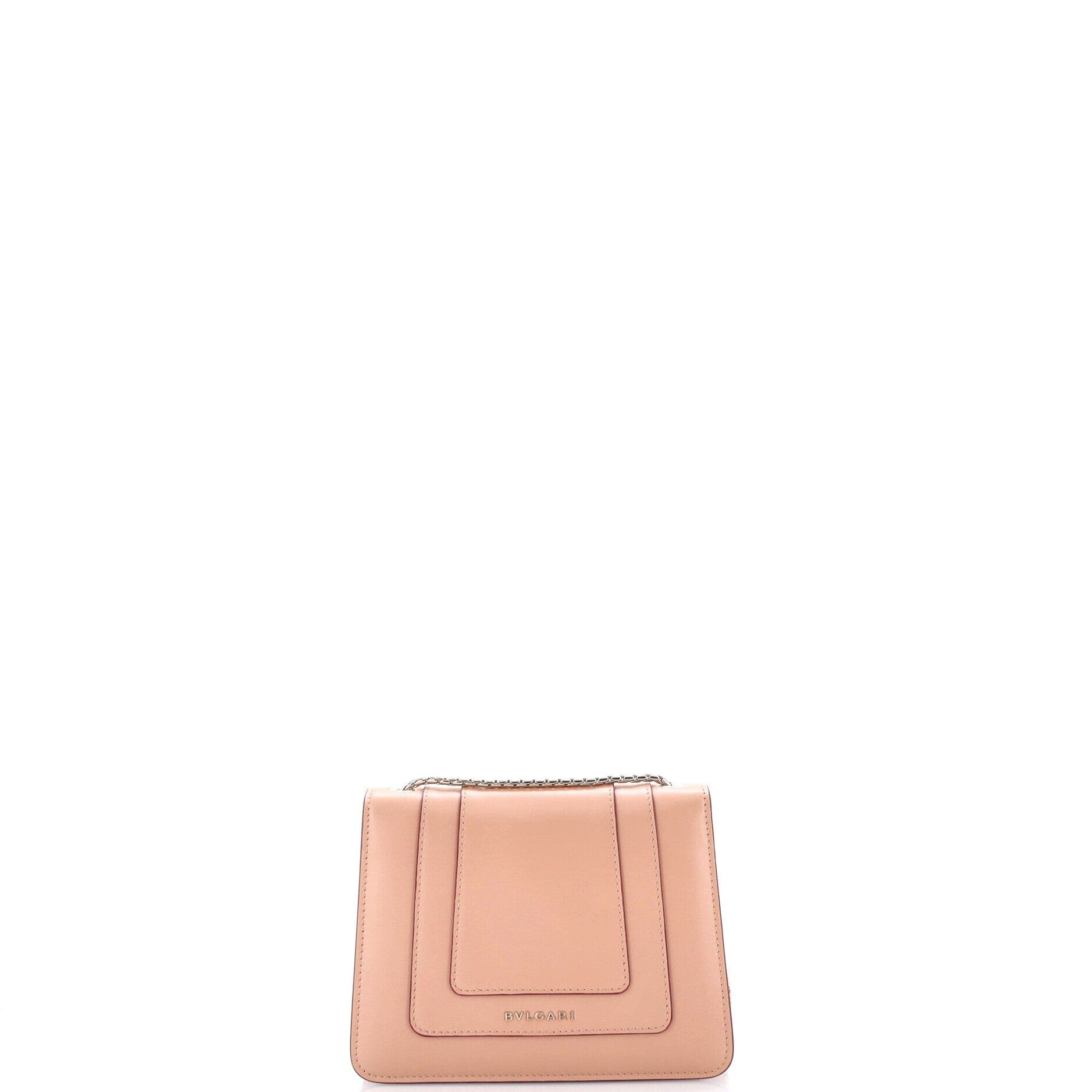Serpenti Forever Square Shoulder Bag Leather Small, Alternate, color, White
