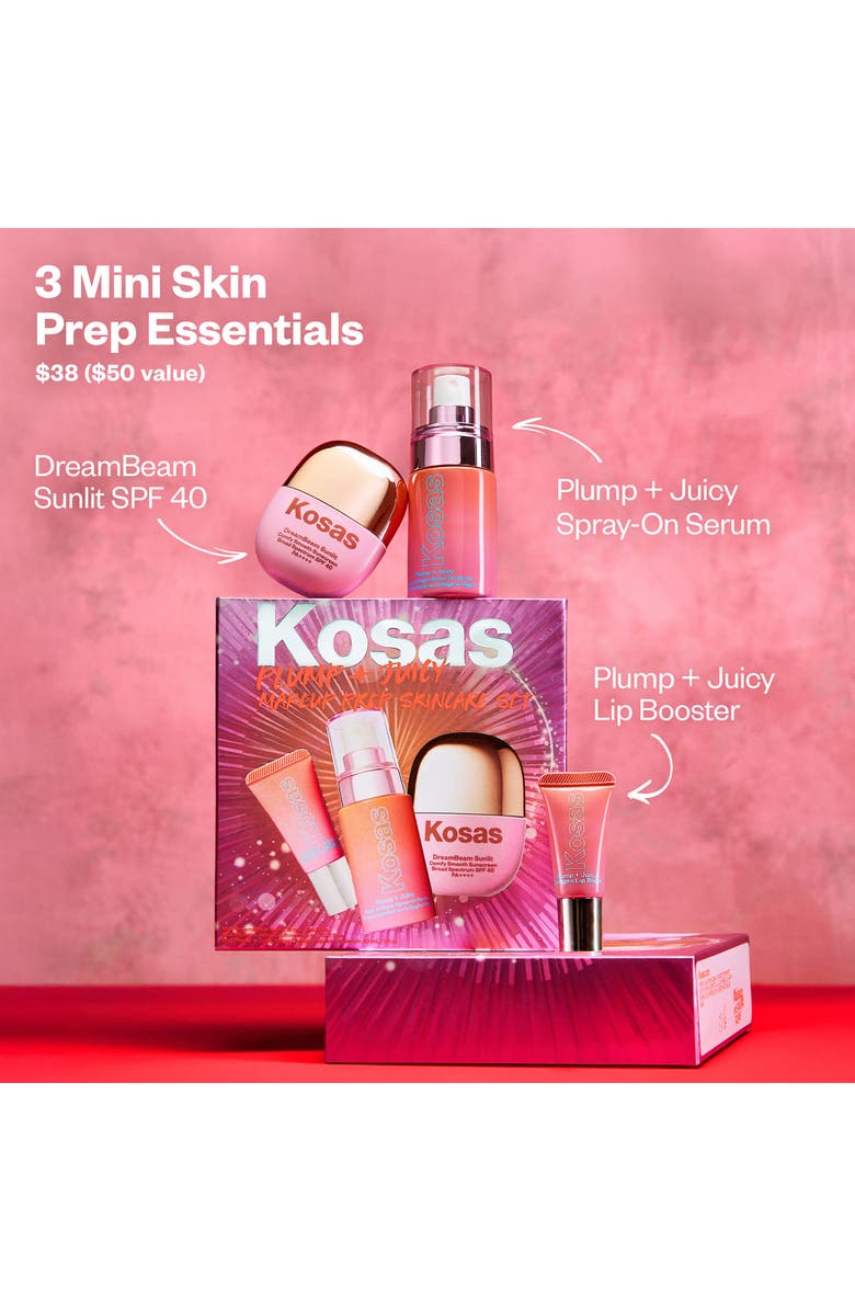 Kosas Plump + Juicy Makeup Prep Skin Care Set $50 Value, Alternate, color,