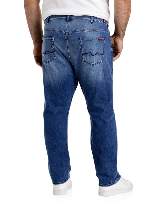 7 For All Mankind Big & Tall Berna Athletic-fit Jeans In Med Wash