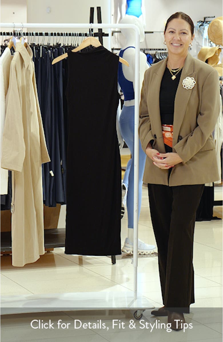 Smooth Sleeveless Midi Dress, sales video thumbnail