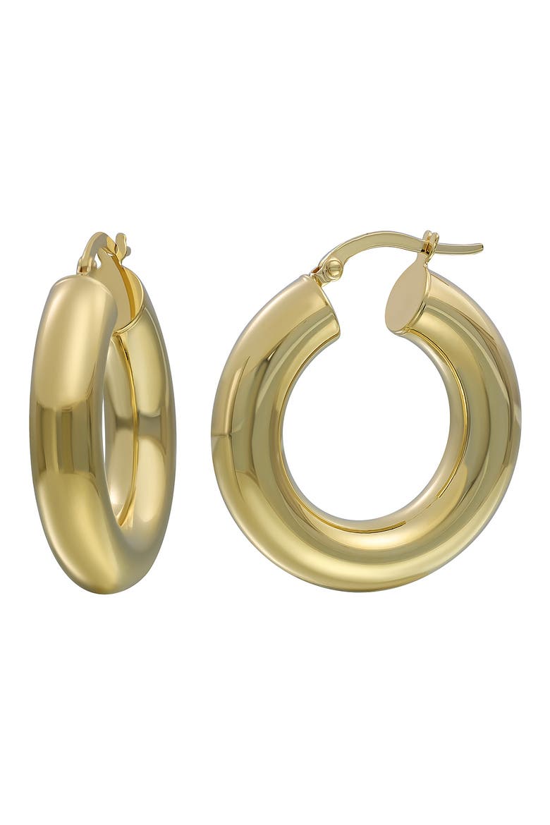 14K Gold Chunky Hoop Earrings (Nordstrom Exclusive), Main, color, 14K YELLOW GOLD