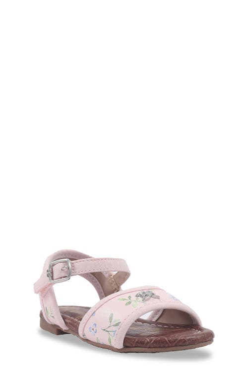 Sam Edelman Kids' Kara Ankle Strap Sandal In Blush Multi