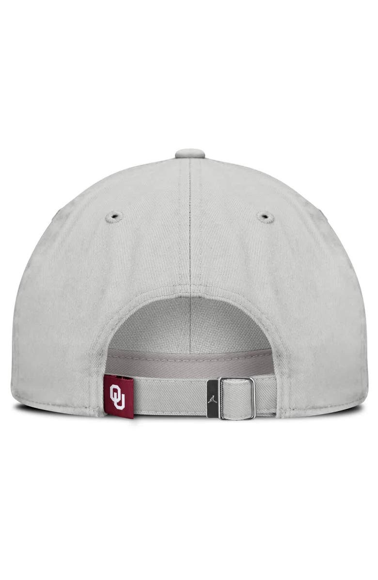 Jordan Brand Men's Jordan Brand Gray Oklahoma Sooners 2025 On-Field Gameday Club Adjustable Hat, Alternate, color, 