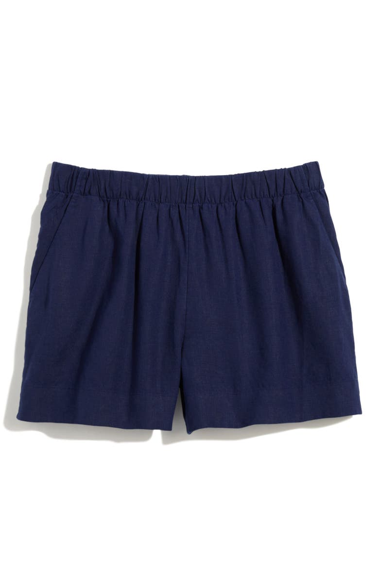 vineyard vines Pull-On Linen Shorts, Main, color, Nautical Navy