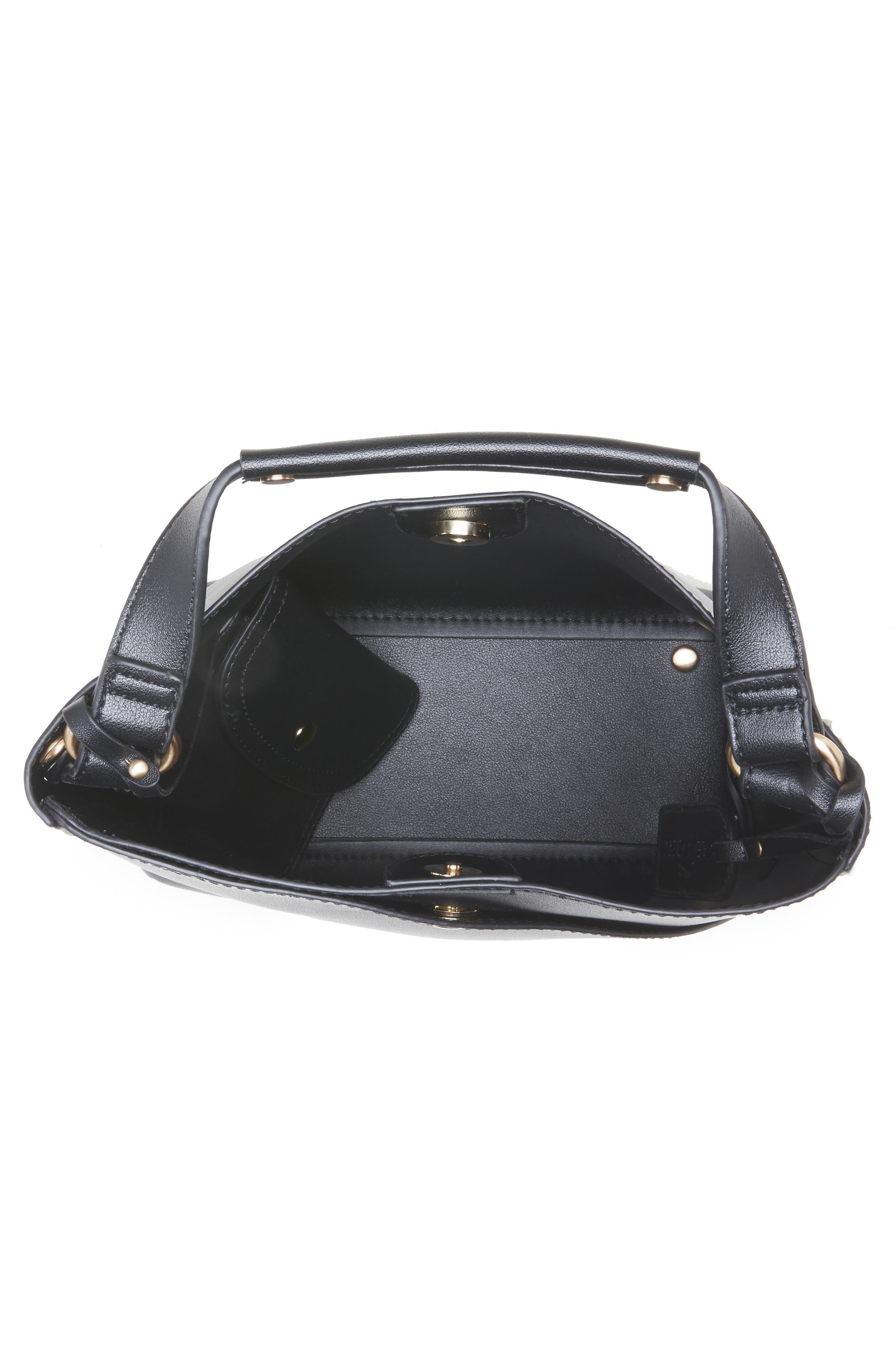 Sole Society Hingi Faux Leather Shoulder Bag, Alternate, color, 