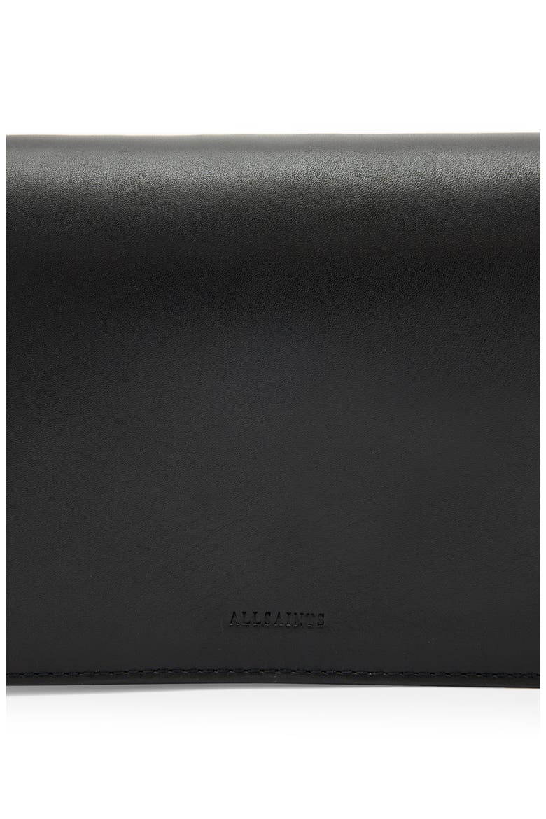 Maeve Leather Crossbody Wallet, Alternate, color, BLACK