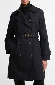Barbour Great Belted Water Resistant Twill Trench Coat