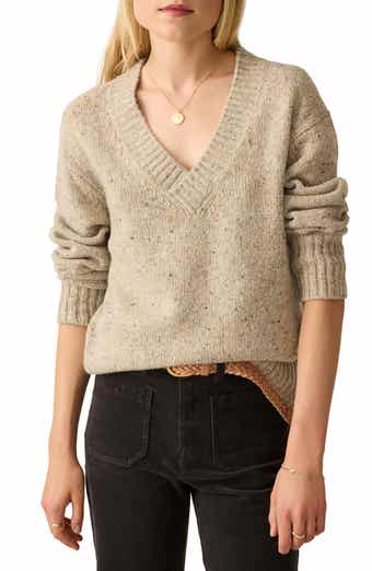 Faherty Driftwood Donegal Merino Wool Blend Sweater