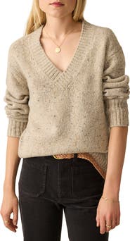 Faherty Driftwood Donegal Merino Wool Blend Sweater