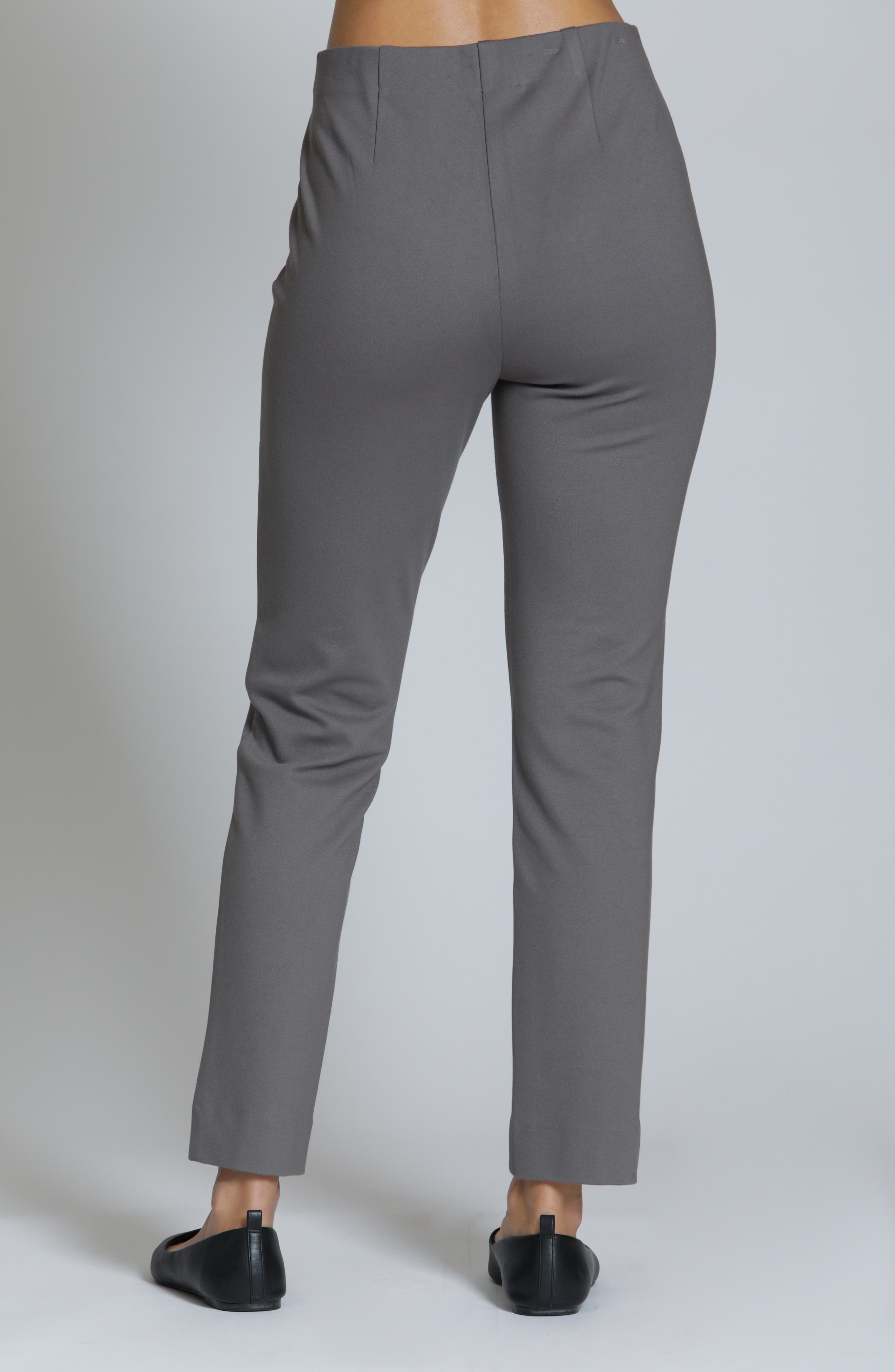 Split Hem Pull-On Crop Slim Pants - image 4