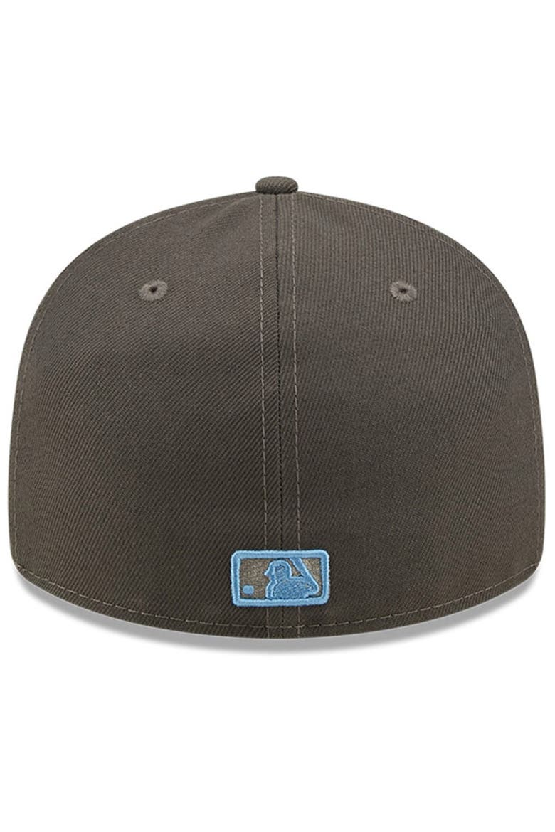 Men's New Era Graphite Miami Marlins 2022 Father's Day On-Field Low Profile 59FIFTY Fitted Hat, Alternate, color, Graphite