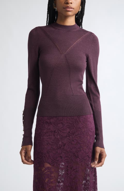 Wool & Silk Crewneck Sweater