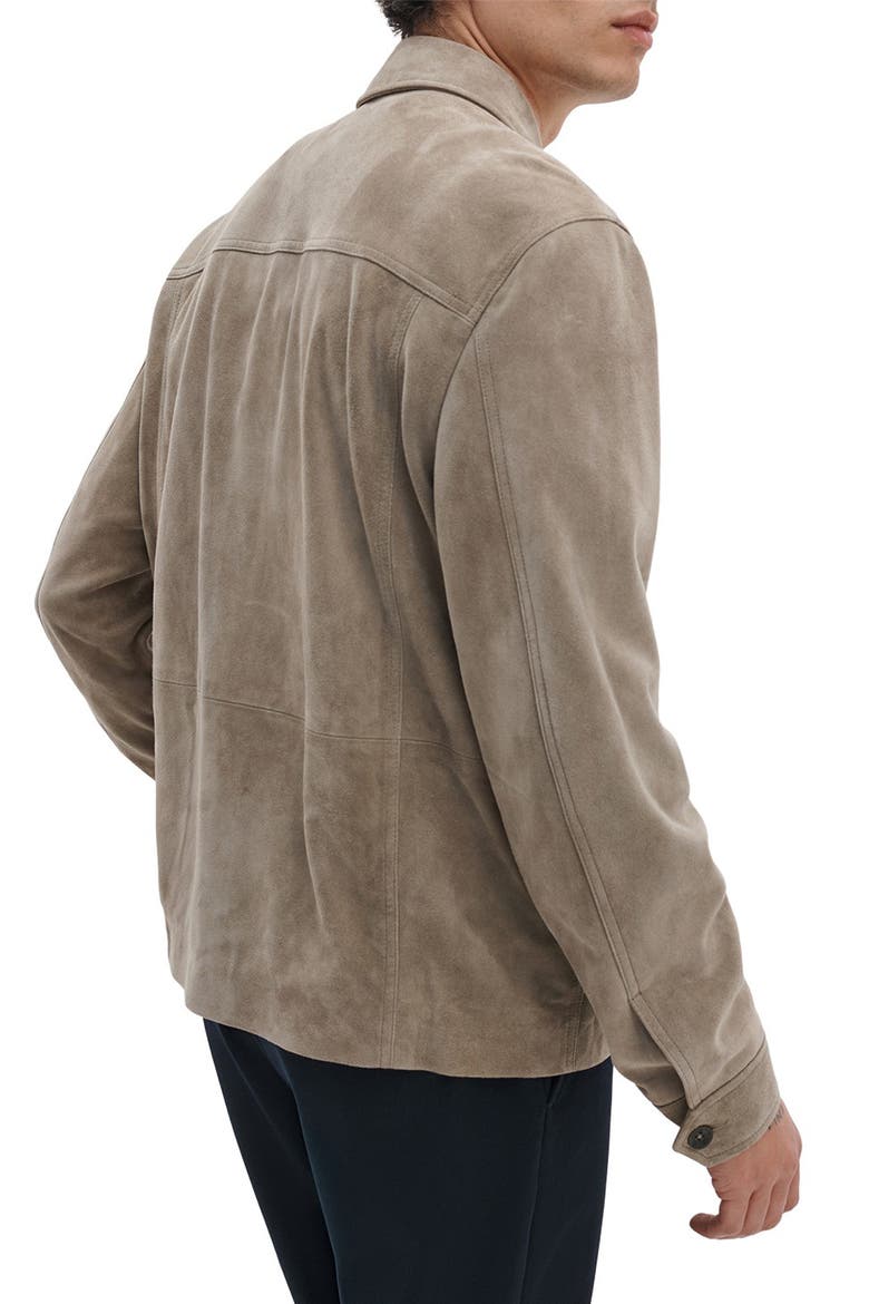 Dwight Goatskin Suede Jacket, Alternate, color, MINK