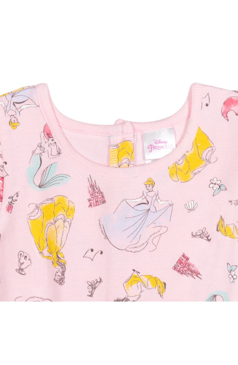 Disney Princess Sleeveless Skater Romper, Alternate, color, Princess Pink