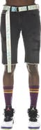 Cult of Individuality Rocker Belted Denim Shorts