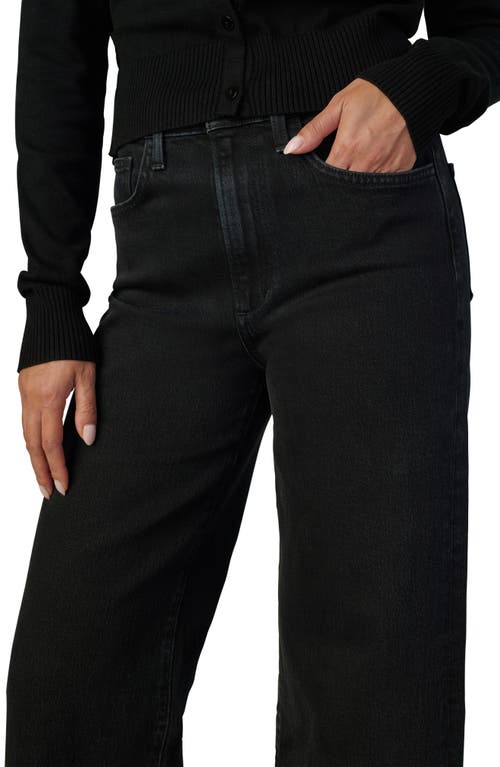 Joe's Jeans The Mia High Waist Wide Leg Jeans In Black