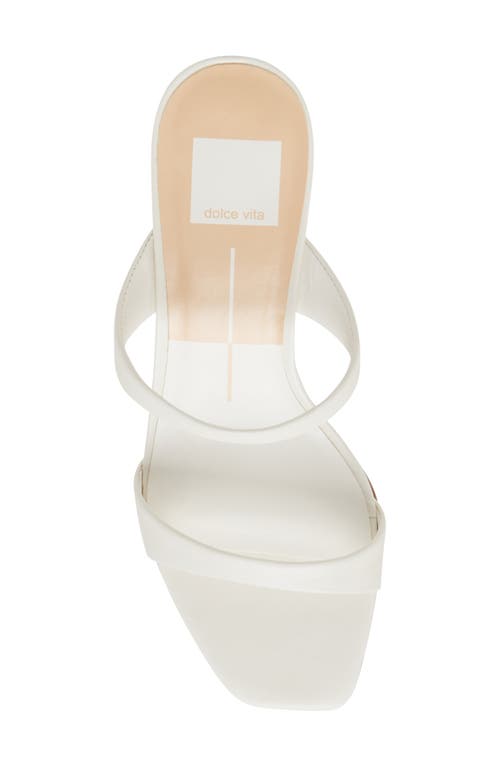 Dolce Vita Genora Slide Sandal In White