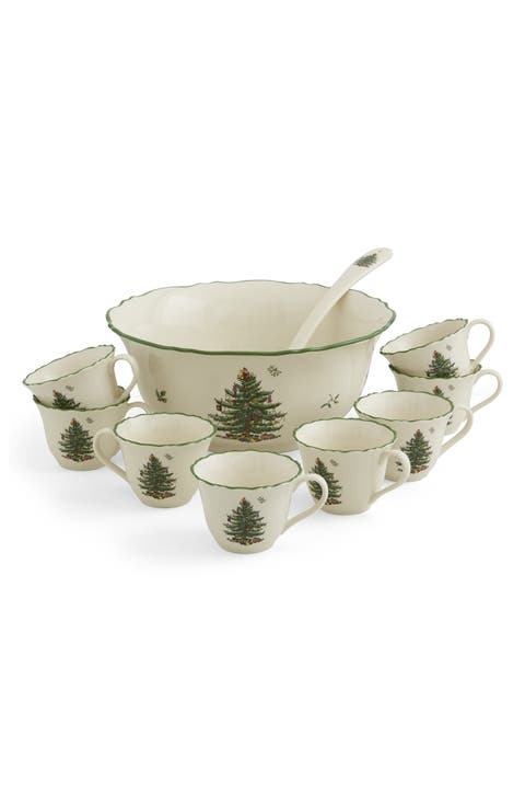 10-Piece Punch Bowl & Cups Set