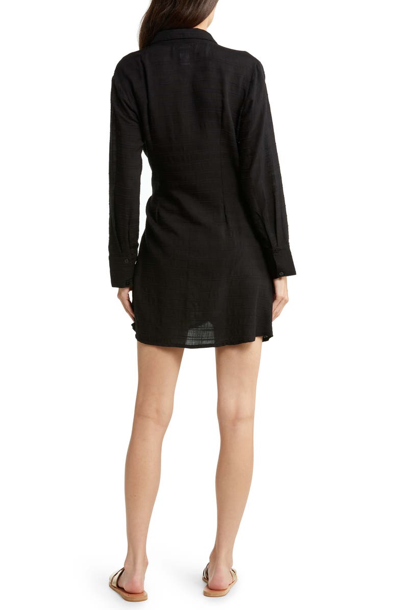 LSPACE L Space Daydream Side Tie Tunic Cover-Up Dress, Alternate, color, 