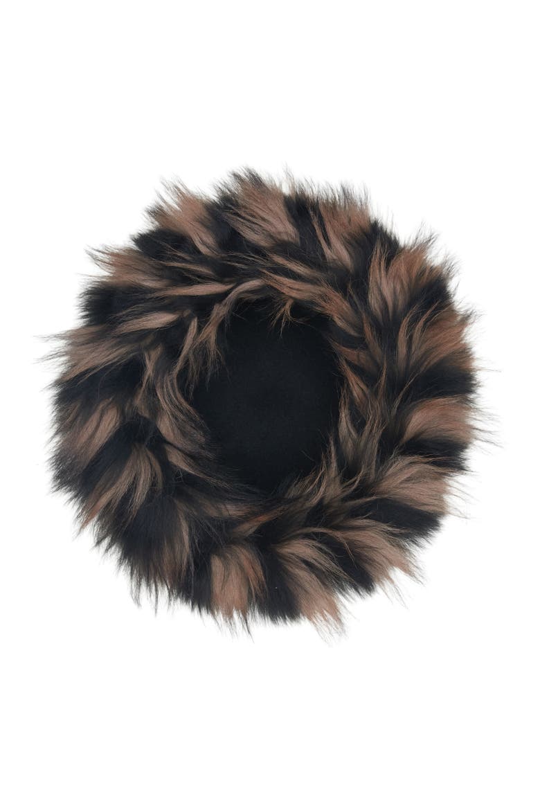 Genuine Rabbit Hair & Wool Felt Hat, Alternate, color, BROWN/ BLACK