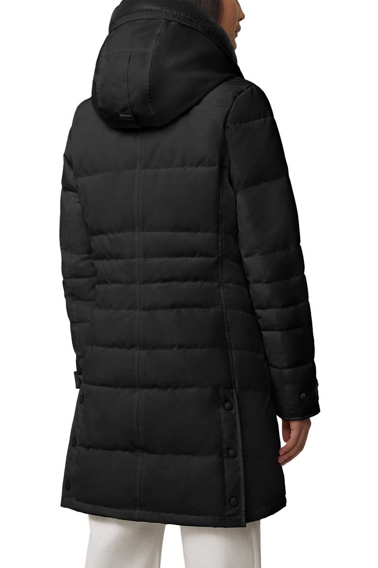 Lorette Water Resistant 625 Fill Power Down Parka, Alternate, color, BLACK - NOIR