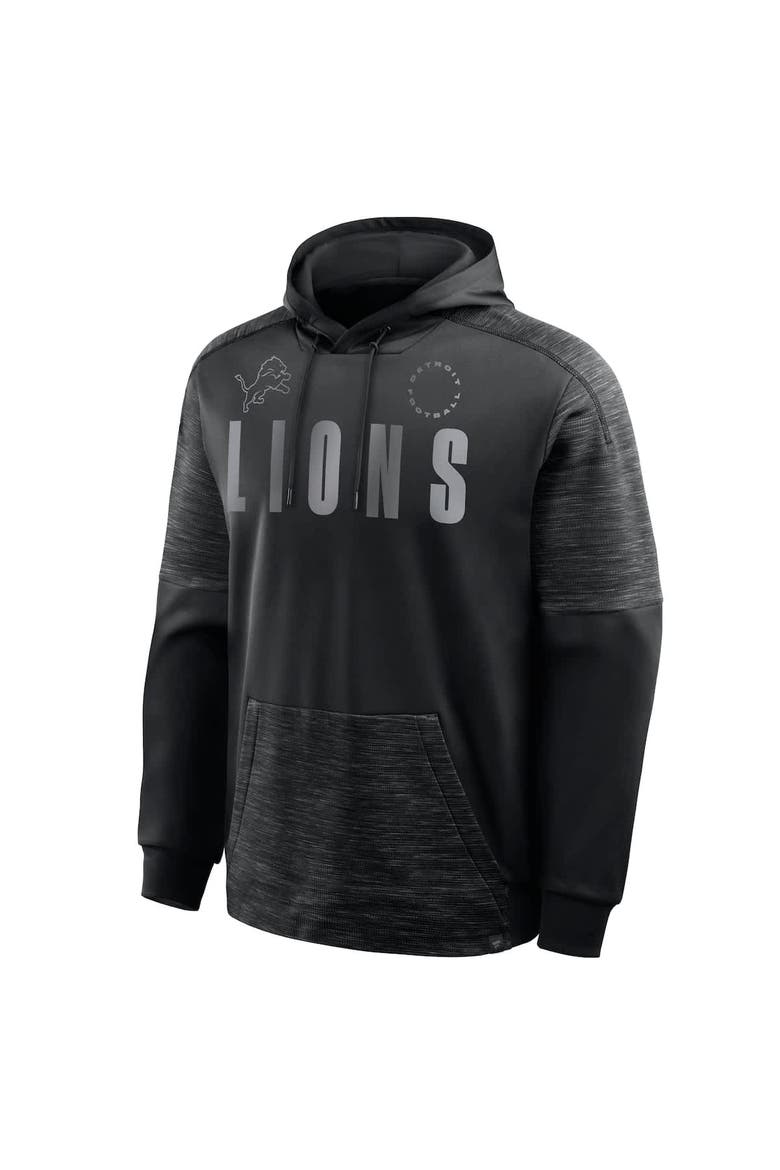Men's Fanatics Black Detroit Lions Chip Shot Pullover Hoodie, Alternate, color, Black