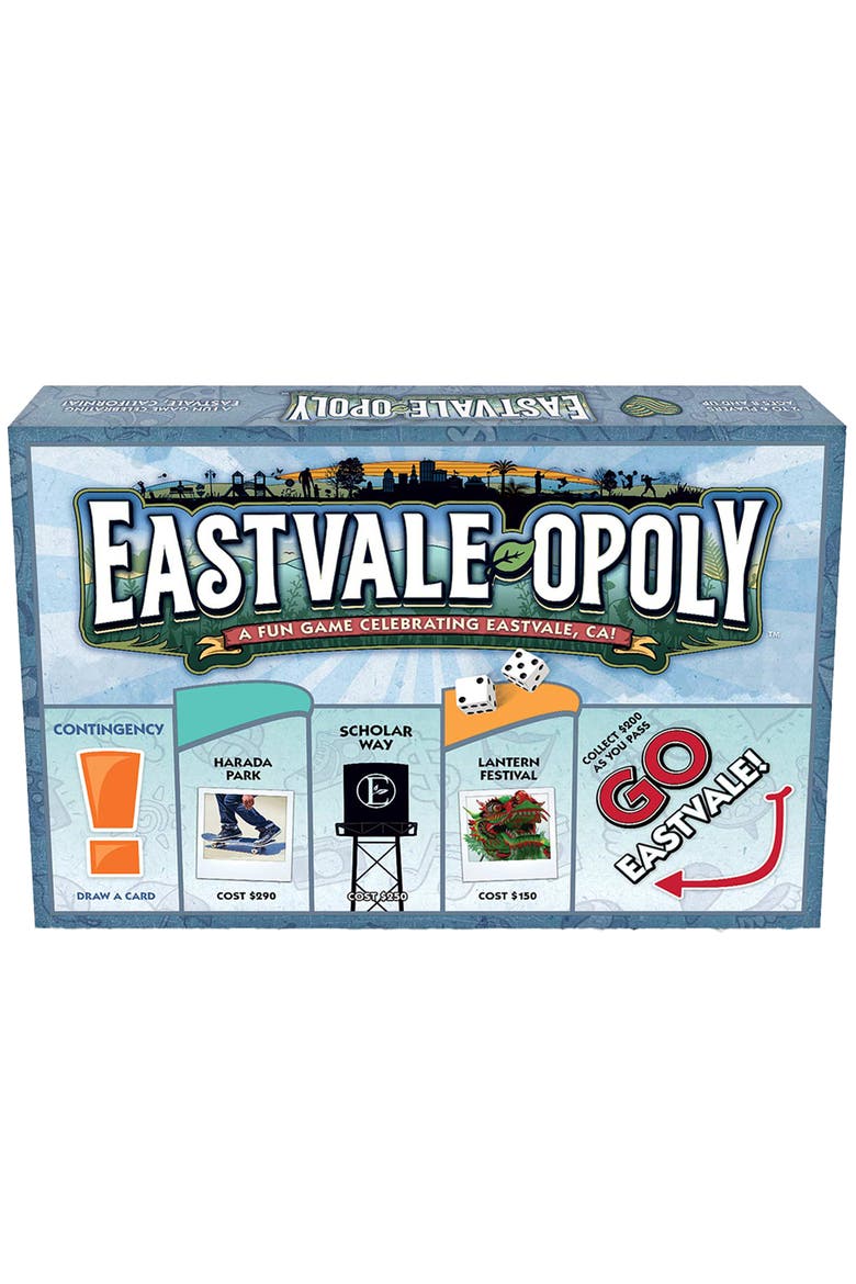 Eastvale Opoly Board Game, Main, color, Multicolored