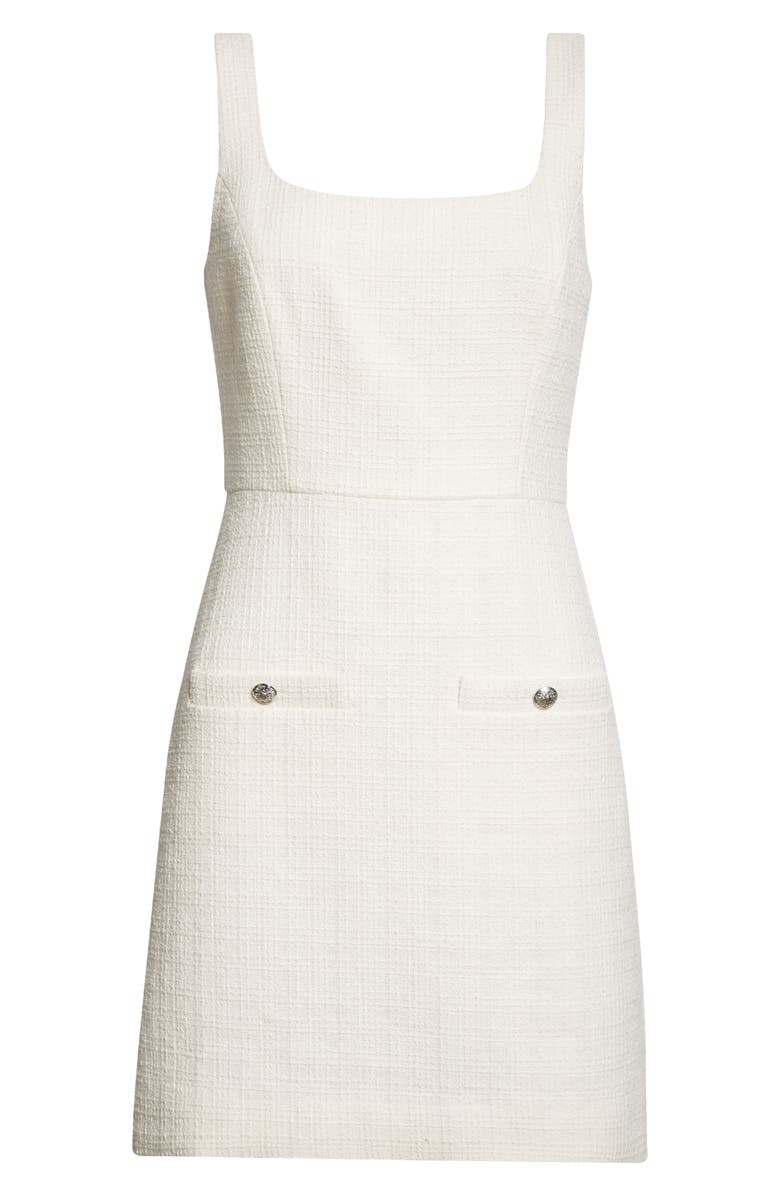 Veronica Beard Sabra Cotton Blend Tweed Sheath Dress, Alternate, color, 