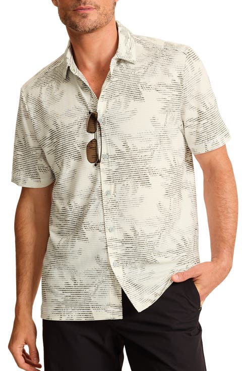 Costa Wave Palm Rays Camp Shirt