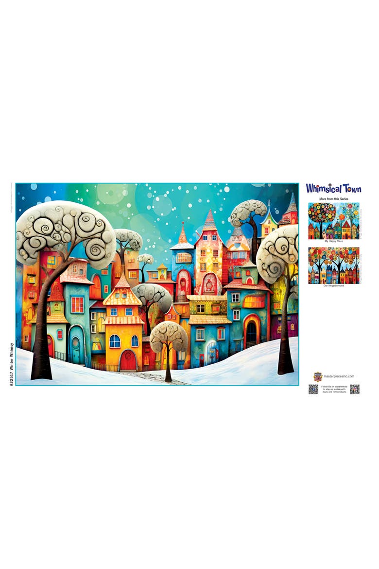 Winter Whimsey 500 Piece Jigsaw Puzzle, Alternate, color, Multicolor