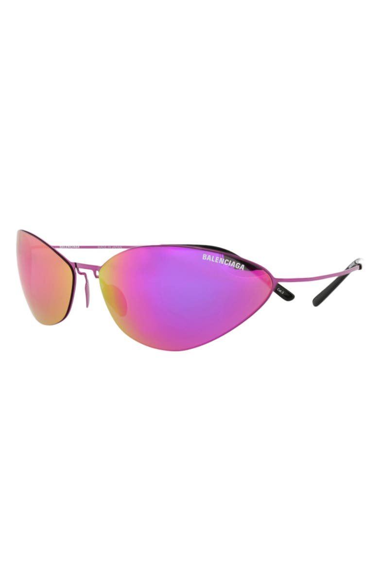 Balenciaga 68mm Cat Eye Sunglasses, Alternate, color, Pink Pink Violet