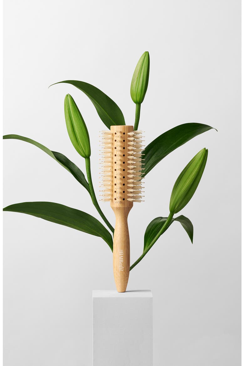 Sleek Goddess Boar Bristle Bamboo Round Brush, Alternate, color, NO COLOR