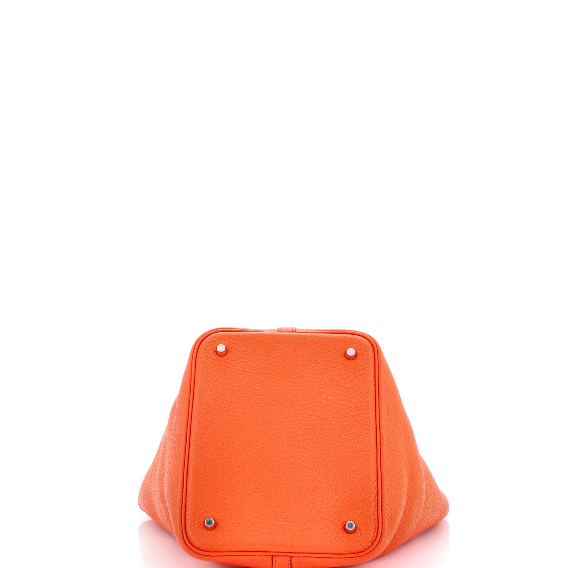 Pre-Owned Hermes Picotin Lock Bag Clemence MM, Alternate, color, Orange Poppy