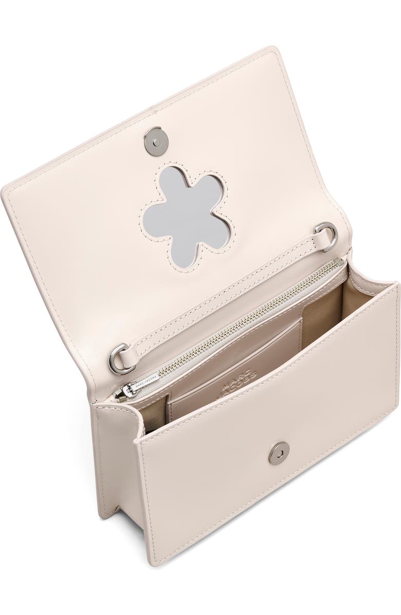 Marc Jacobs The Glam Mirror Mini Bag, Alternate, color, Cotton White