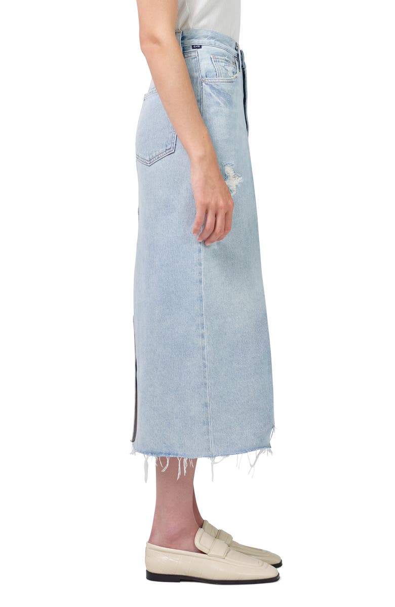 Citizens of Humanity Bria Reworked Nonstretch Denim Skirt, Alternate, color, 