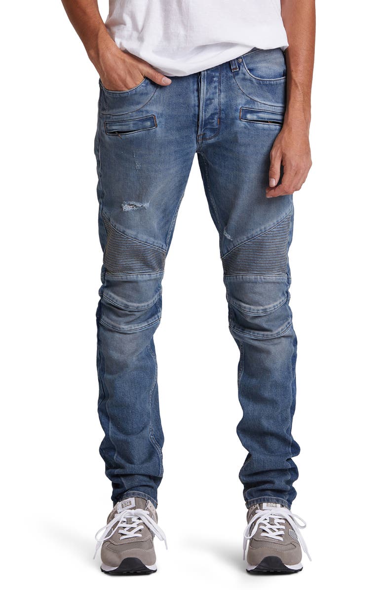 Hudson Jeans Blinder Biker Ripped Skinny Fit Jeans, Main, color, 