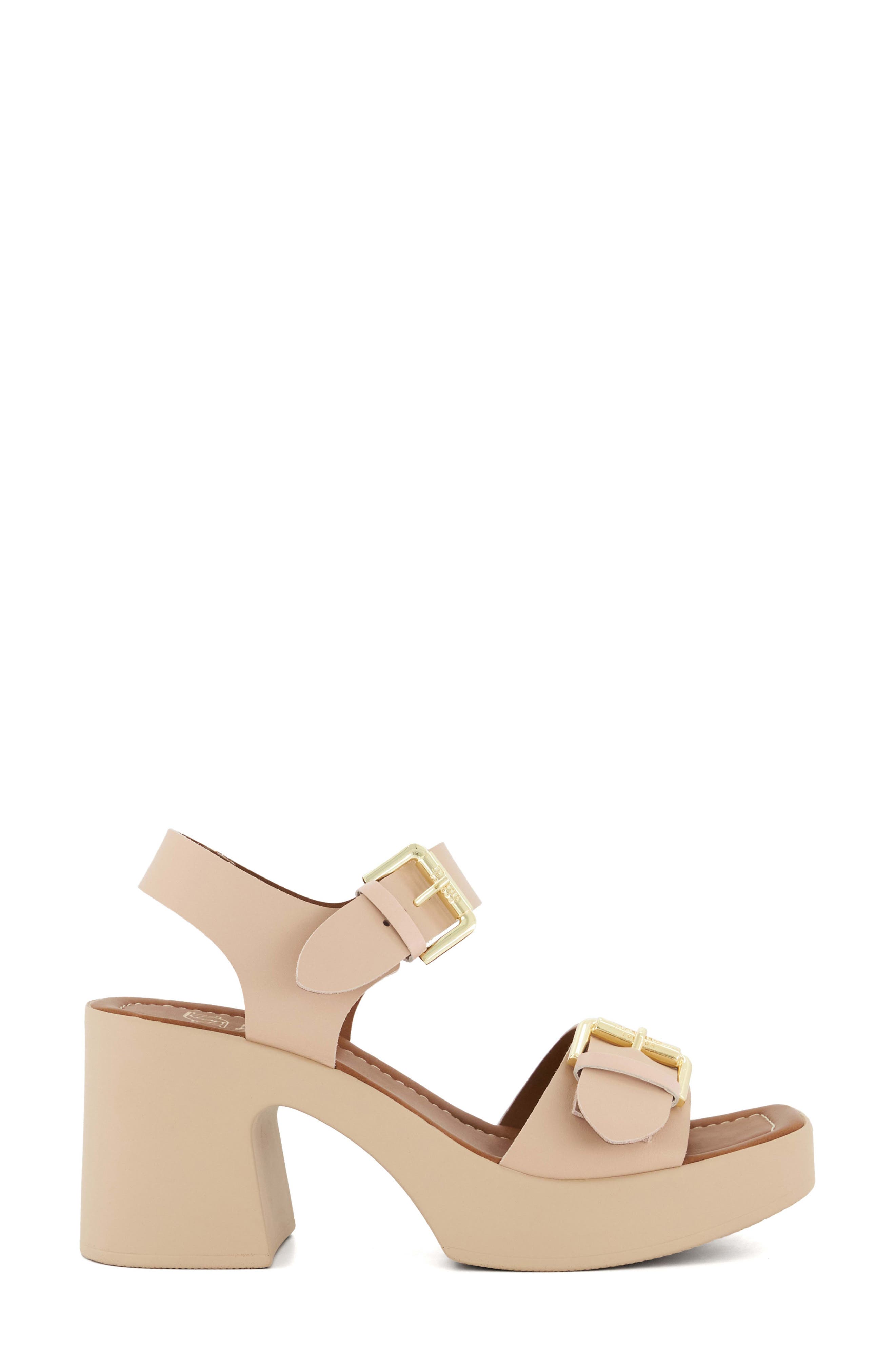 Dune London Jenies Platform Sandal, Alternate, color, Blush