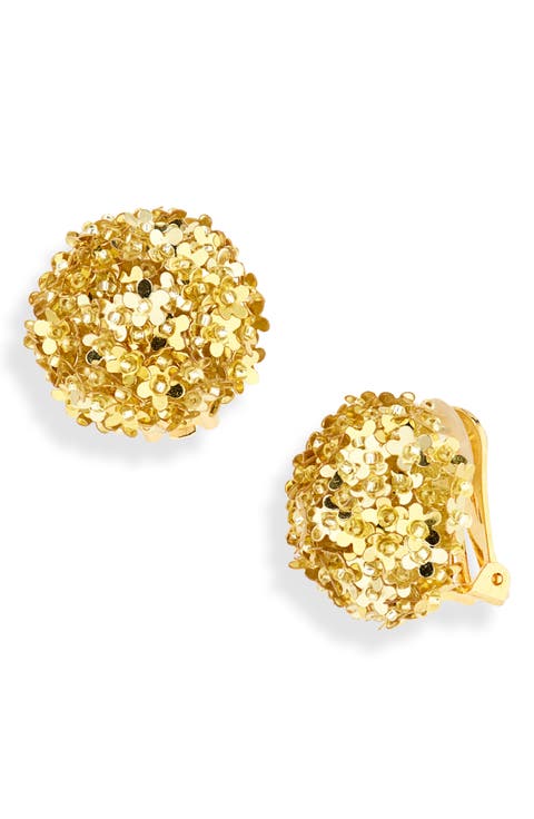 Small Pompom Clip-On Earrings