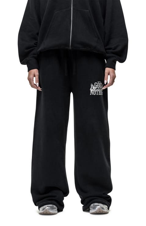 Dakota Black Relaxed Joggers