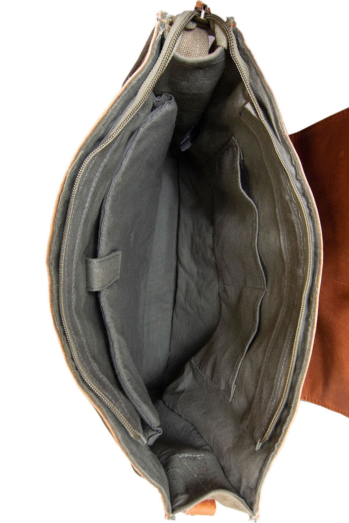VINTAGE ADDICTION Canvas Leather Trim Crossbody Bag, Alternate, color, Ash Grey/Black