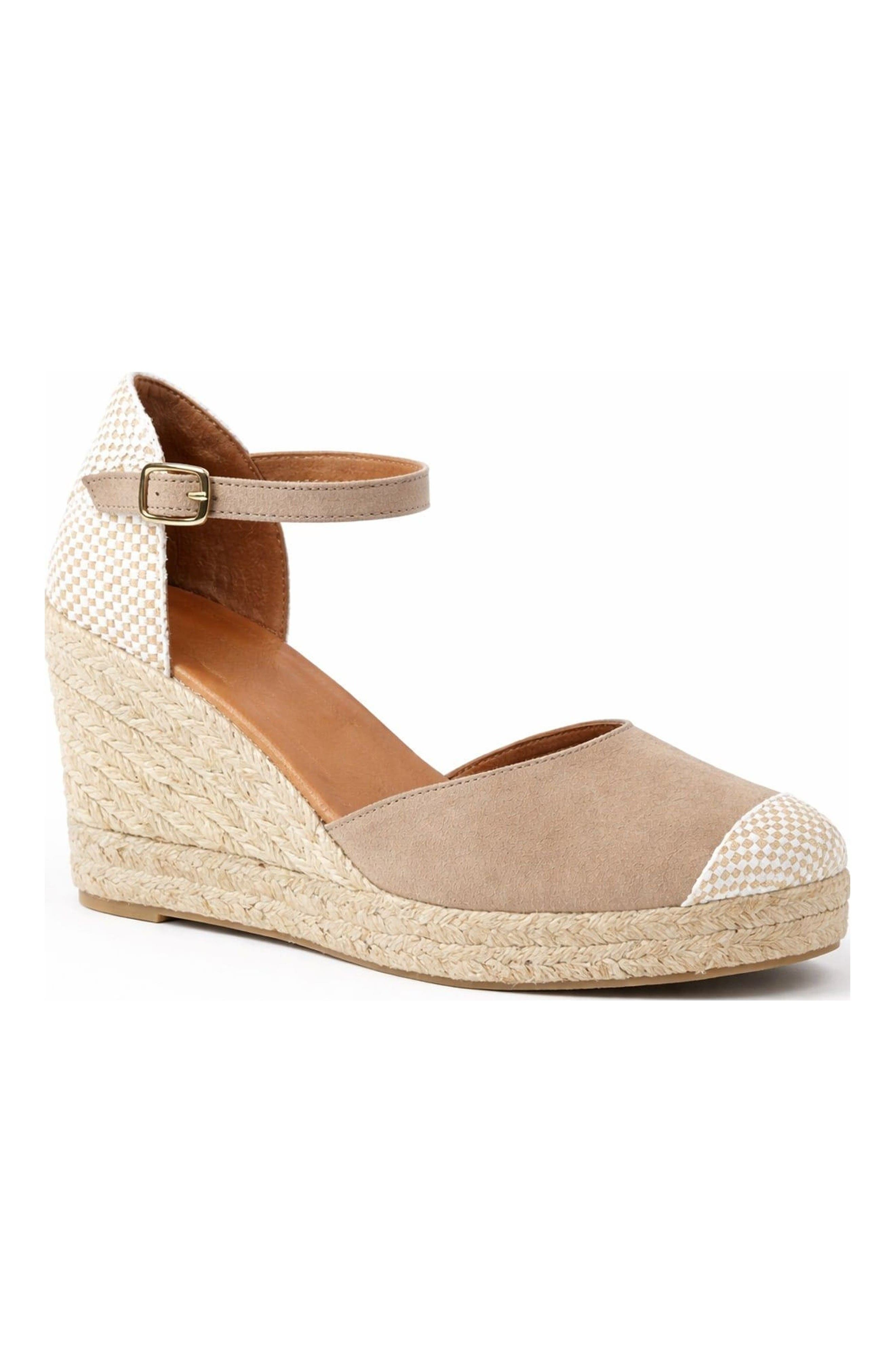 Jimena High-Strap All Black Espadrille, Main, color, Taupe