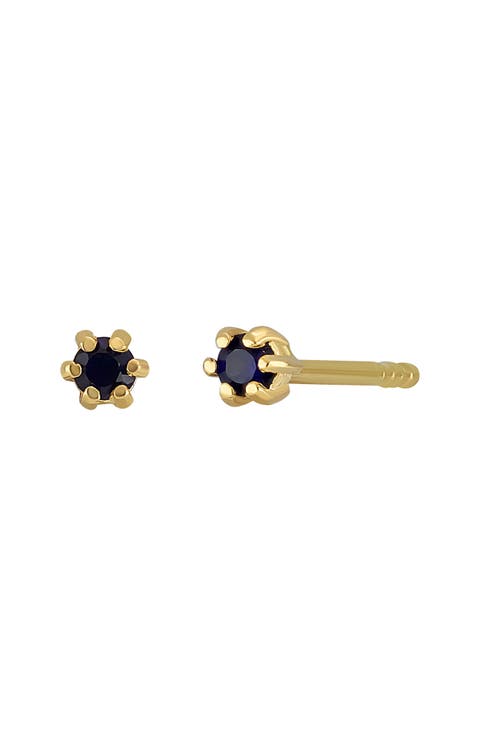 18K Yellow Gold Solitaire Stud Earrings (Nordstrom Exclusive)