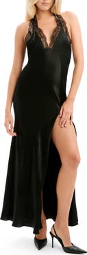 Bardot Roselyn Halter Neck Maxi Dress