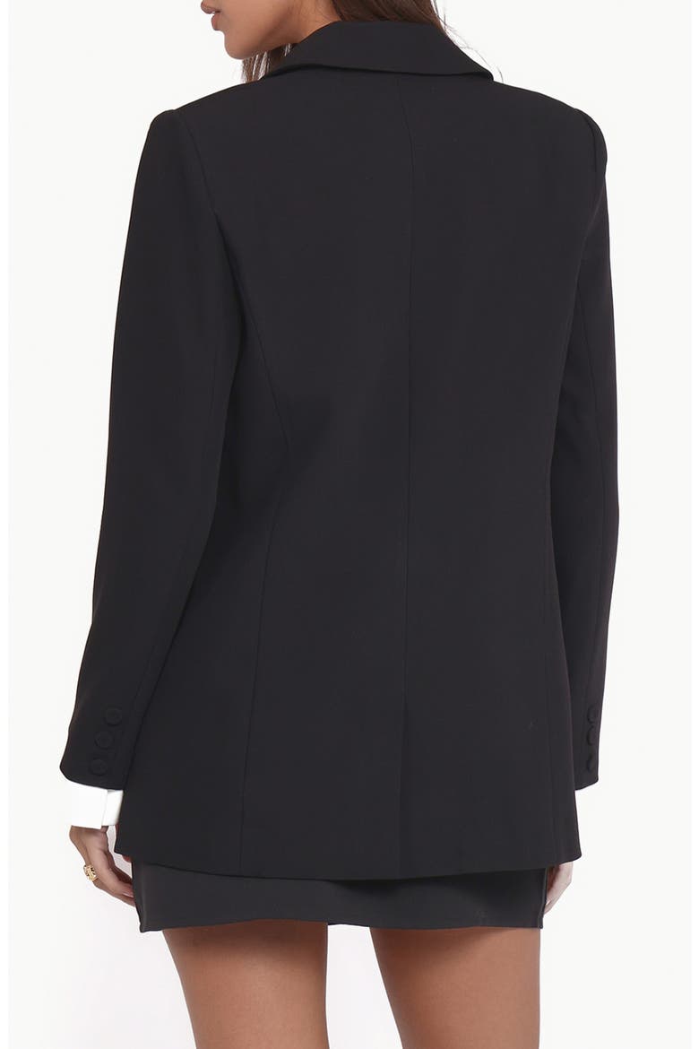 Melissa Layered Blazer, Alternate, color, BLACK