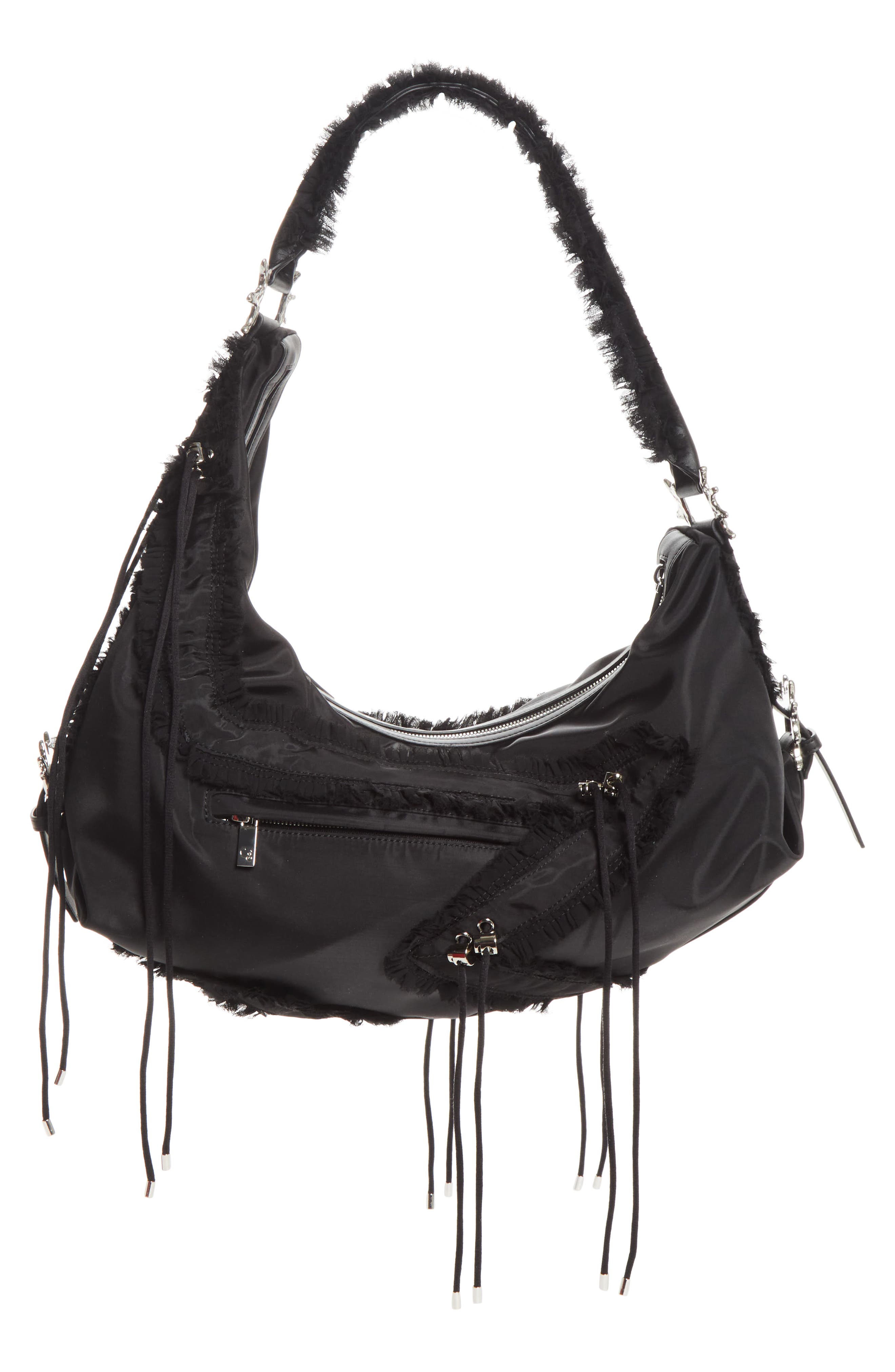 x Collina Strada Star Mushy Bag, Alternate, color, BLACK