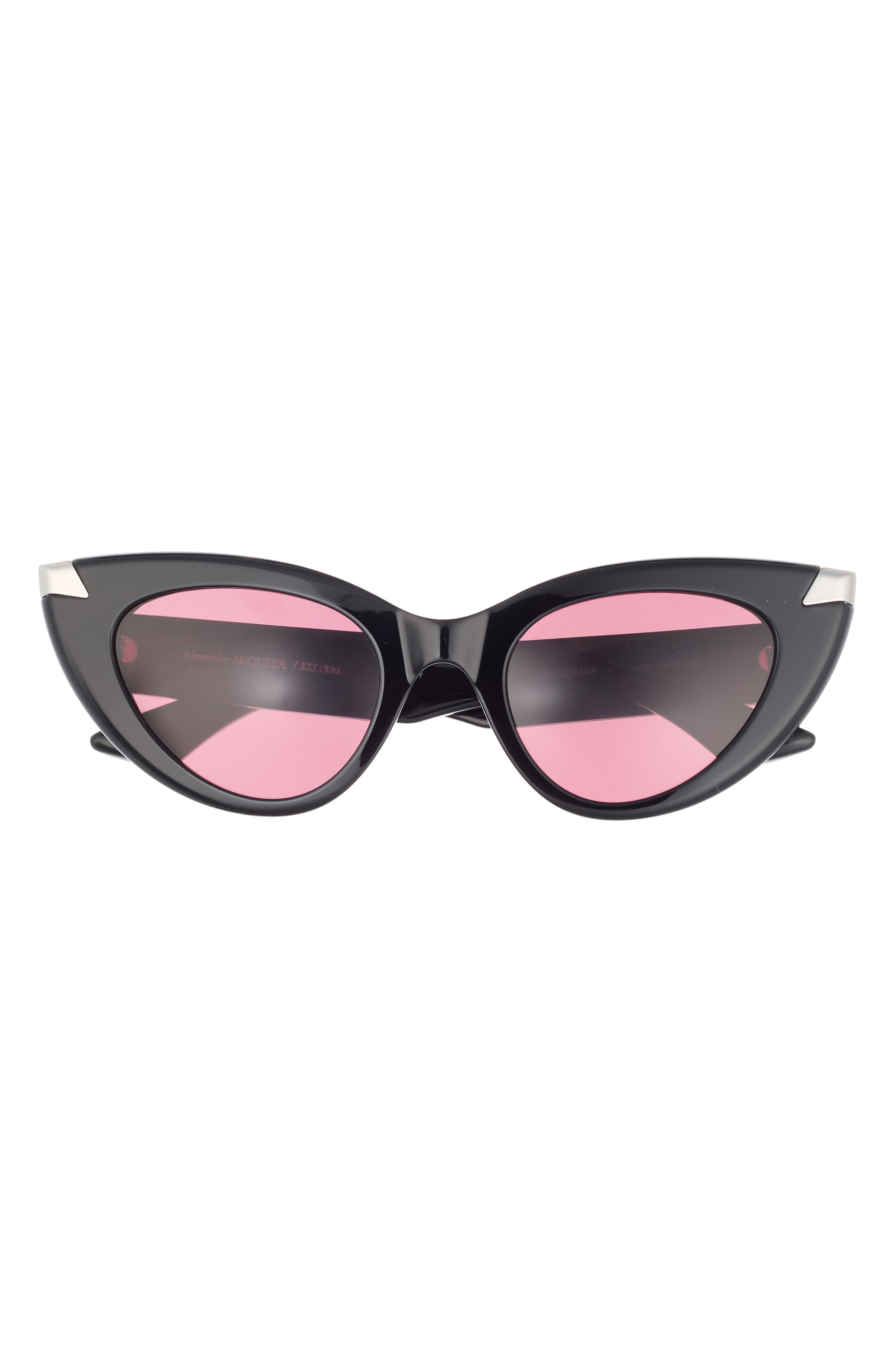 McQueen 50mm Cat Eye Sunglasses