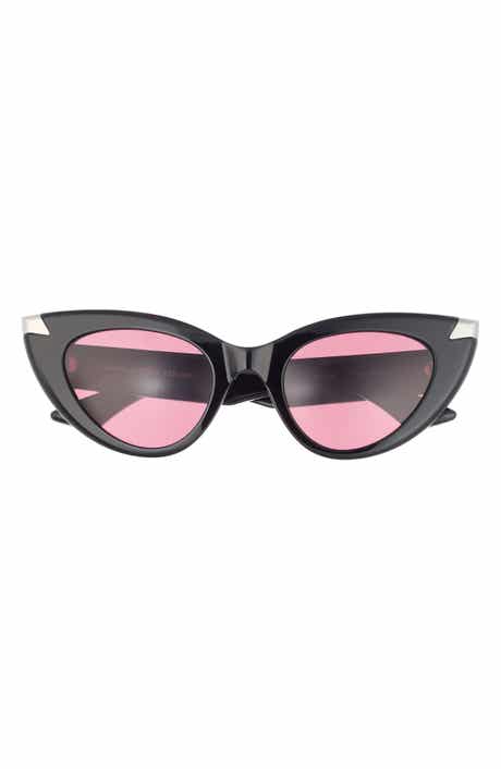 McQueen 50mm Cat Eye Sunglasses