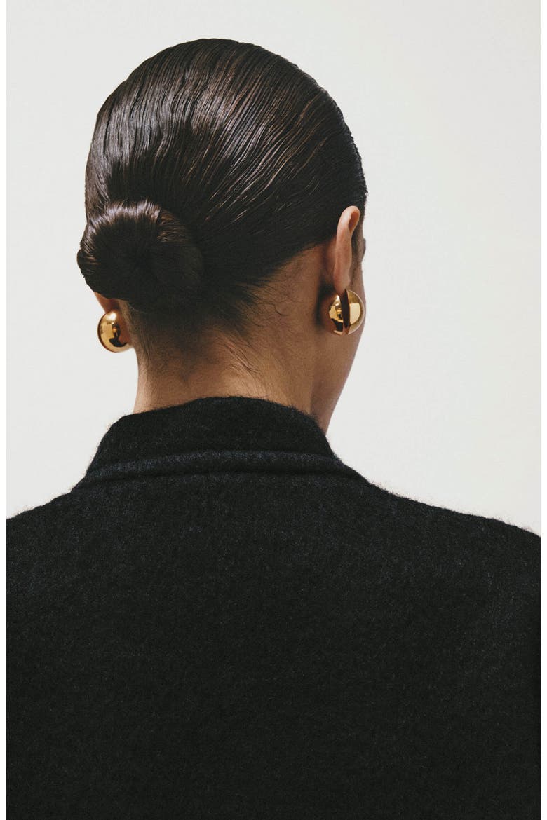 Sphere Earrings Gold, Alternate, color, Gold
